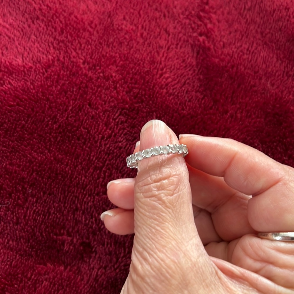 Sterling silver stamped ring 💍